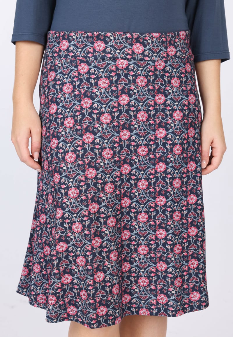 Rock Ginaja flower tile - navy