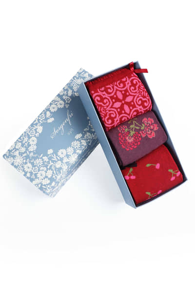 3er Set Socken Irma reds - multicolour