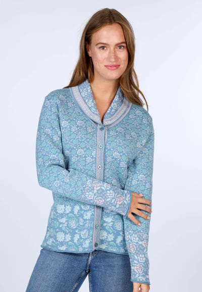 Strickjacke Maily - swedish blue