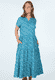 Kleid Moina summer meadow - lapis