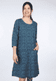 Kleid Giannali Meadow  - indigo