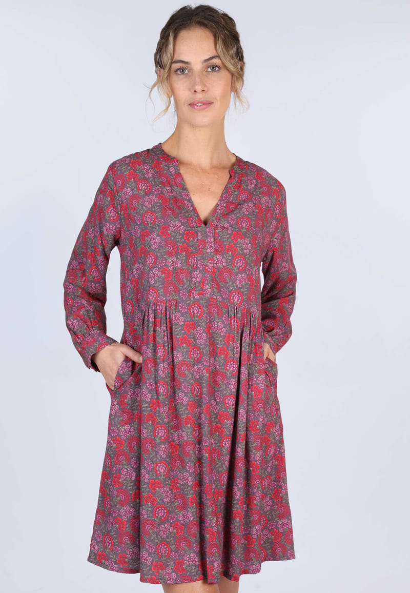 Kleid Merita  - plum