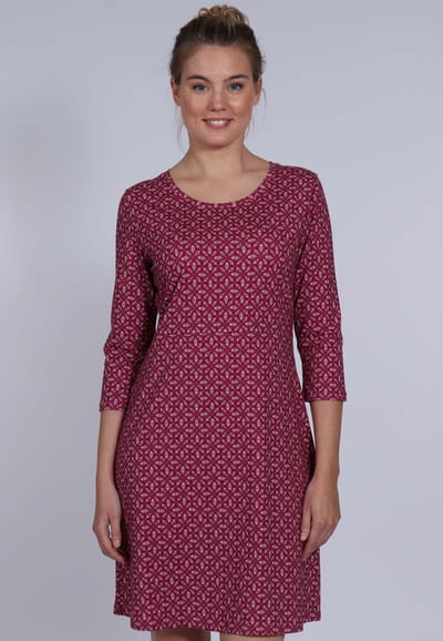 Kleid Malita - burgundy