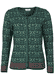Strickjacke Renee damast  - bottle green