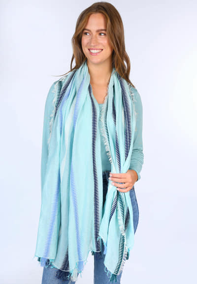Tuch Ela - turquoise