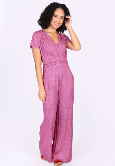 Jumpsuit Wieta fantastique - flamingo