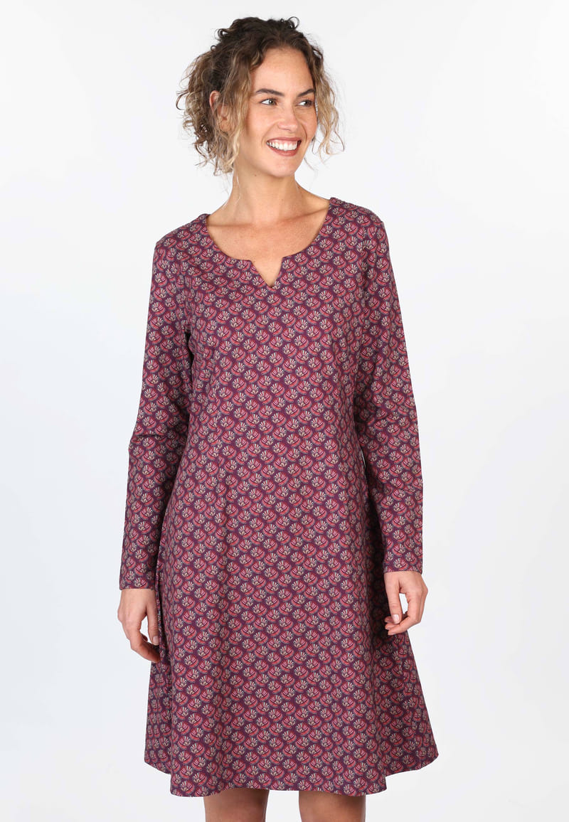 Kleid Sorajali - plum