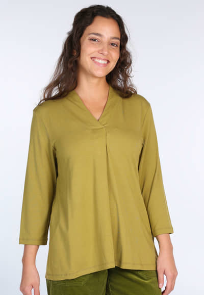 3/4-Arm-Shirt Lilitha - green moss