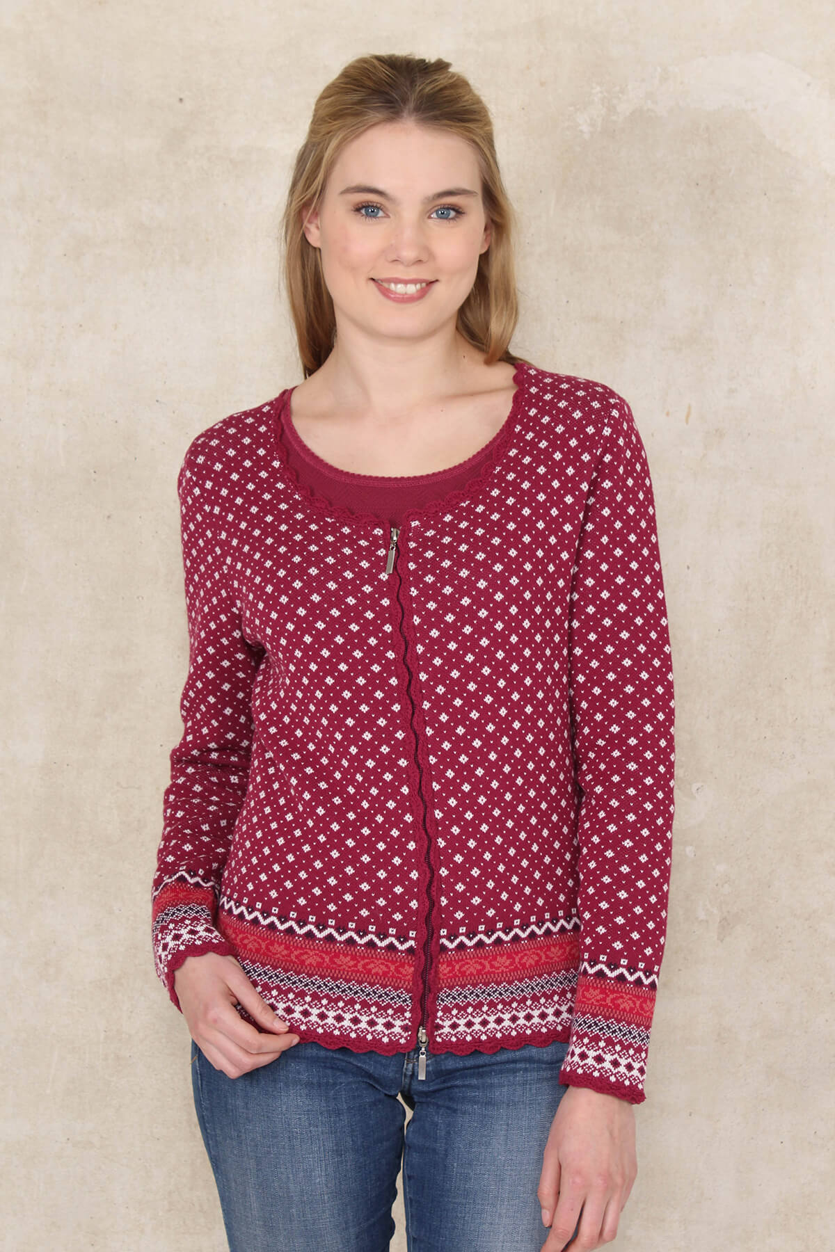 Strickjacke Wentje - purple