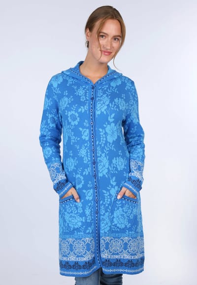 Strickmantel Glory - lapis