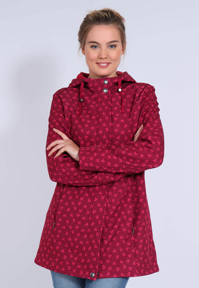 Softshelljacke Brynja - burgundy
