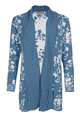 Strickmantel Fredoline - swedish blue