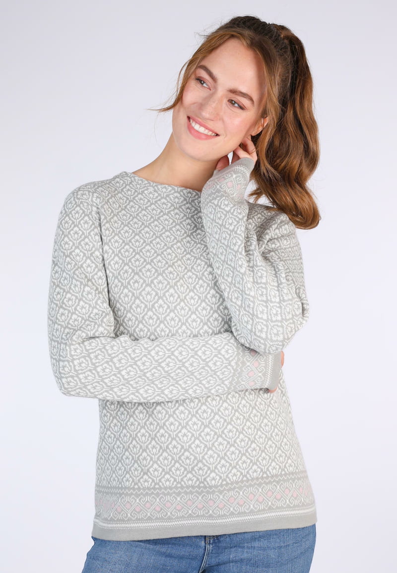 Strickpullover Dorit nordic  - dust grey