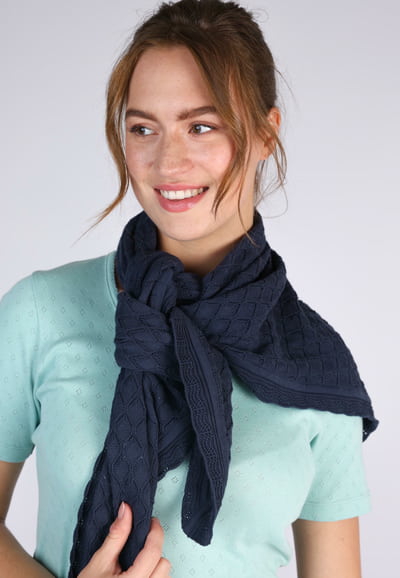 Dreieckstuch Lisa  - navy