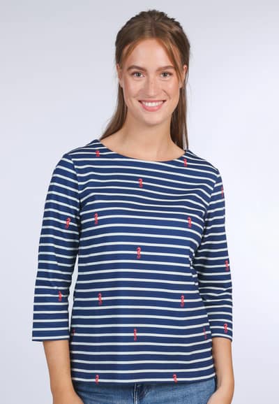 3/4 Arm-Shirt Holma  - navy