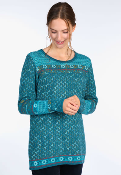 Strickpullover Lupina - lake