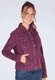 Cordjacke Nojelle - plum