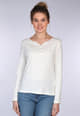 Langarmshirt Denja - ivory