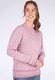Strickpullover Dorit nordic  - tea rose