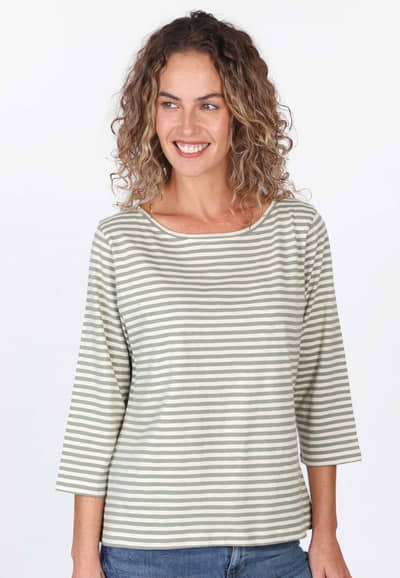 Shirt Hemke stripe - ivory
