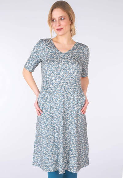 Kleid Dela - swedish blue