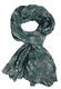 Schal Leja floral  - bottle green