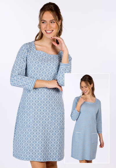 Wendekleid Tolanna - blue shadow