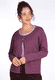 Strickjacke Liesel - plum