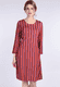 Kleid Joliema stripe  - plum