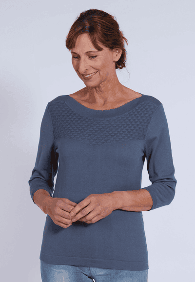 Strickpullover Annina - smoke