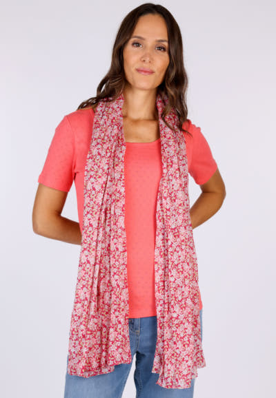 Tuch Leja anemone  - cerise