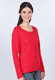 Langarmshirt Sandra  - rubin
