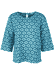 Shirt Katinkali sunflower - ocean