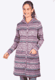 Strickmantel Jordis garland - lavender