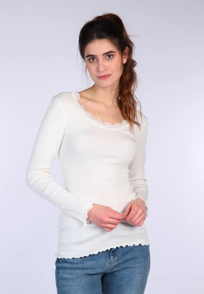Langarmshirt Lynna - ivory
