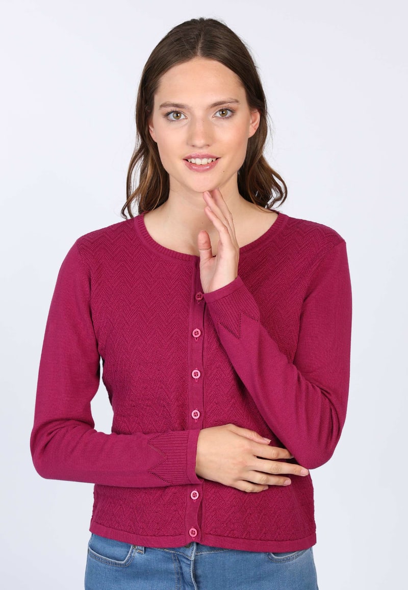 Strickjacke Manola - red wine