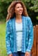Strickjacke Dilara flower - ocean