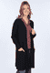 Strickmantel Emma  - black