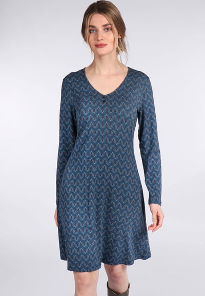 Kleid Romeille feather - navy