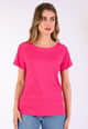 T-Shirt Zoe solid - flamingo