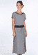 Kleid Hludari stripe - navy