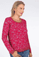 Strickpullover Annegret - cerise