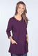Tunika Kareena solid  - deep purple
