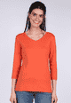 Shirt Ludowika - light rust