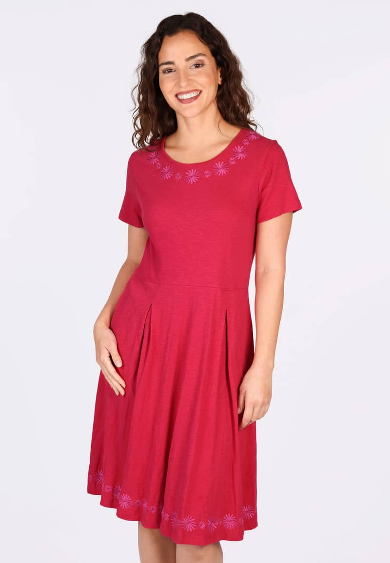 Kleid Nellilis - cerise