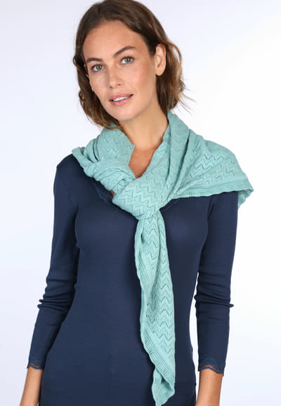 Dreiecktuch Lisa - turquoise