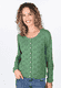 Strickjacke Mary Cherry  - deep grass