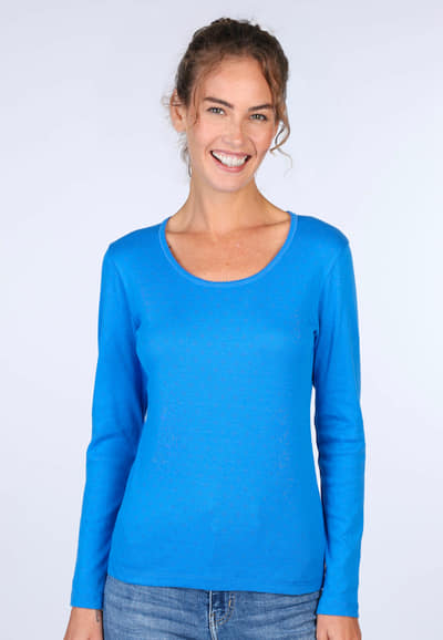 Langarmshirt Malin - lapis