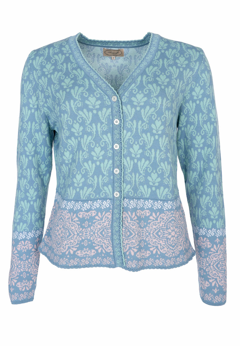 Strickjacke Lindara swedish blue in blue at Sorgenfri Sylt Online Shop