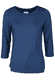 3/4-Arm Shirt Zoala solid  - indigo